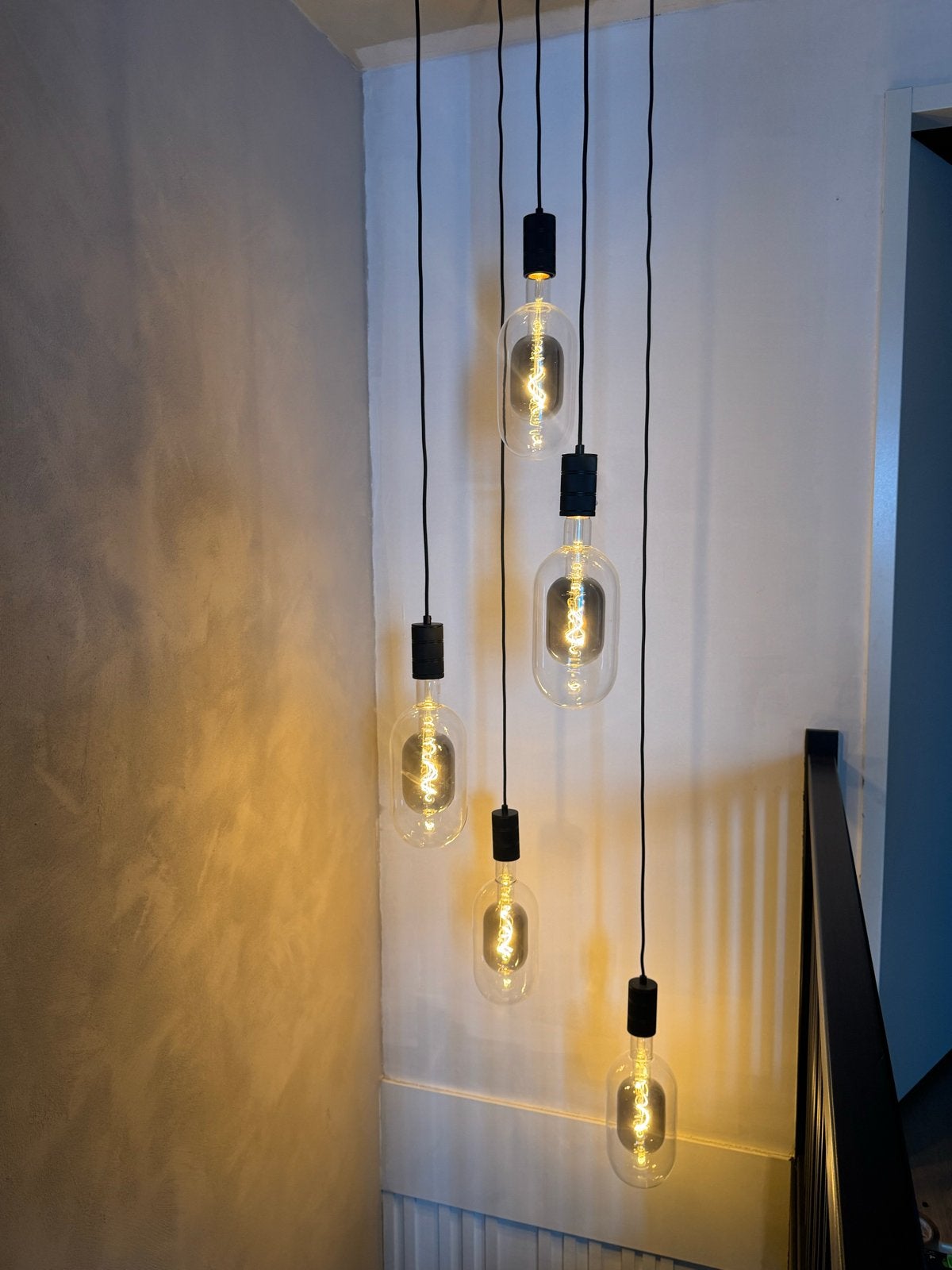 Prachtige verstelbare Calex hanglamp, Huis en Inrichting, Lampen | Hanglampen, Ophalen of Verzenden, Zo goed als nieuw, Metaal