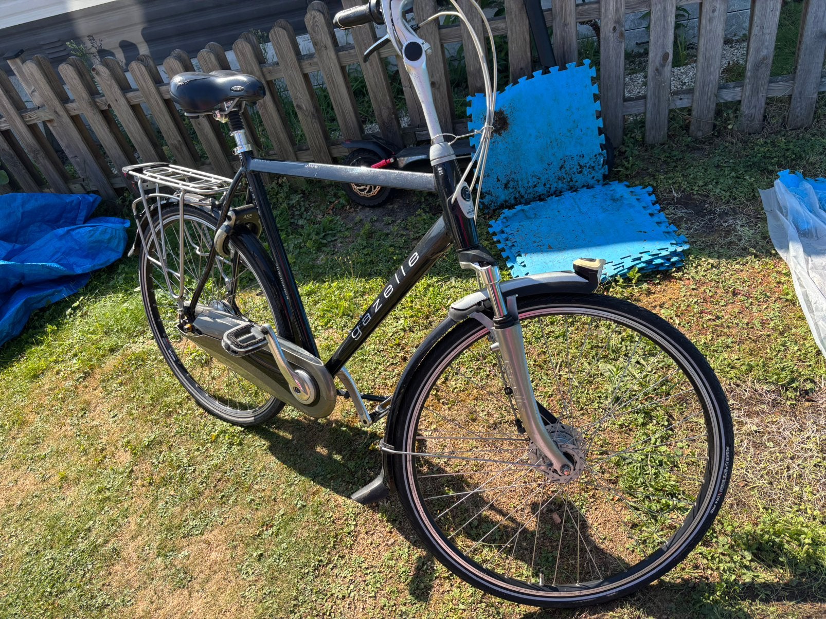 Gazelle herenfiets, Fietsen en Brommers, Fietsen | Heren | Herenfietsen, Ophalen, Gebruikt, Versnellingen, 61 tot 65 cm
