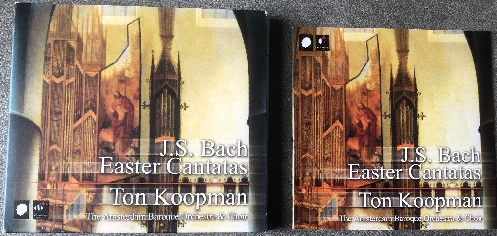 BACH - EASTER CANTATAS - TON KOOPMAN - BOX 2 CD'S, Cd's en Dvd's, Cd's | Klassiek, Ophalen of Verzenden, Barok, Zo goed als nieuw