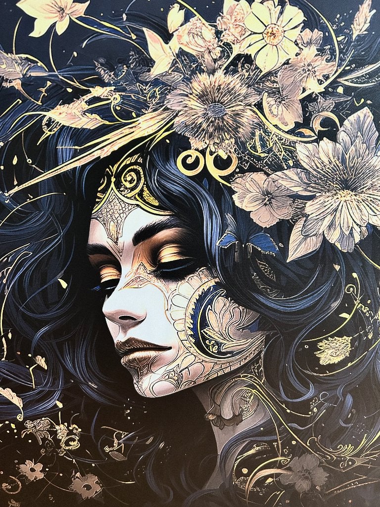 Giclee Chroma-xx - Déesse des morts  ZOMEROPRUIMING, Antiek en Kunst, Gesigneerd in de plaat, Verzenden, Giclee
