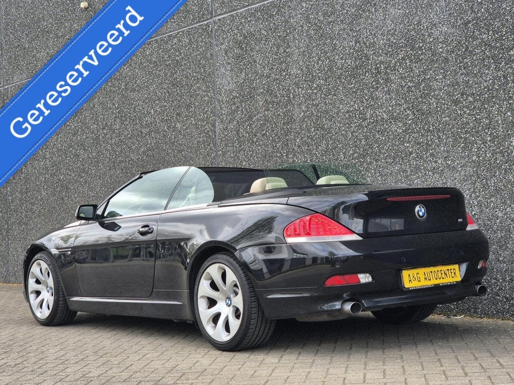 BMW 645Ci M Pakket Cabrio/333PK/Cruise/Leer/Navi/Xenon/19'', Automaat, Achterwielaandrijving, Gebruikt, 8 cilinders