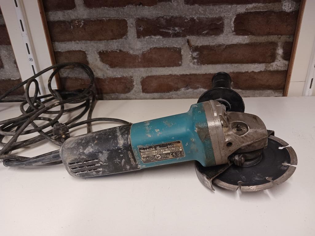 Makita slijpmachine, Doe-het-zelf en Verbouw, Gereedschap | Slijpmachines, Ophalen, Gebruikt, 700 tot 1000 watt, Haakse handslijpmachine