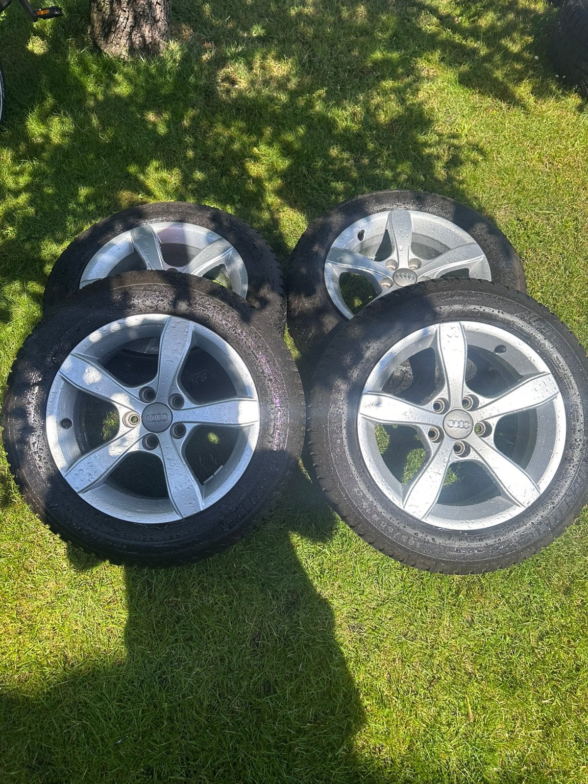 15” Originele Audi Velgen - 5x112, Auto-onderdelen, Banden en Velgen, Ophalen, Gebruikt, 15 inch, Velg(en)