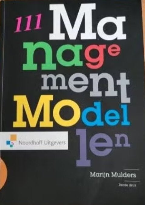 111 Managementmodellen (3e druk), Ophalen of Verzenden, Beta, Gelezen, HBO