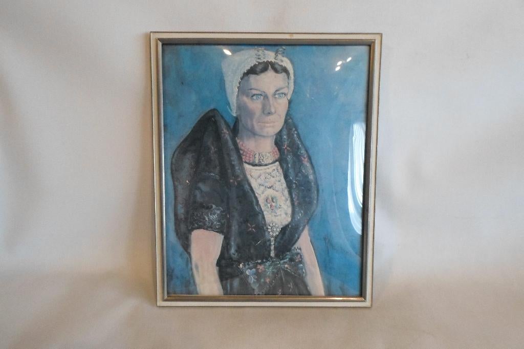Fotolijst Bol Glas Antiek Groot (4), Antiek en Kunst, Ophalen of Verzenden