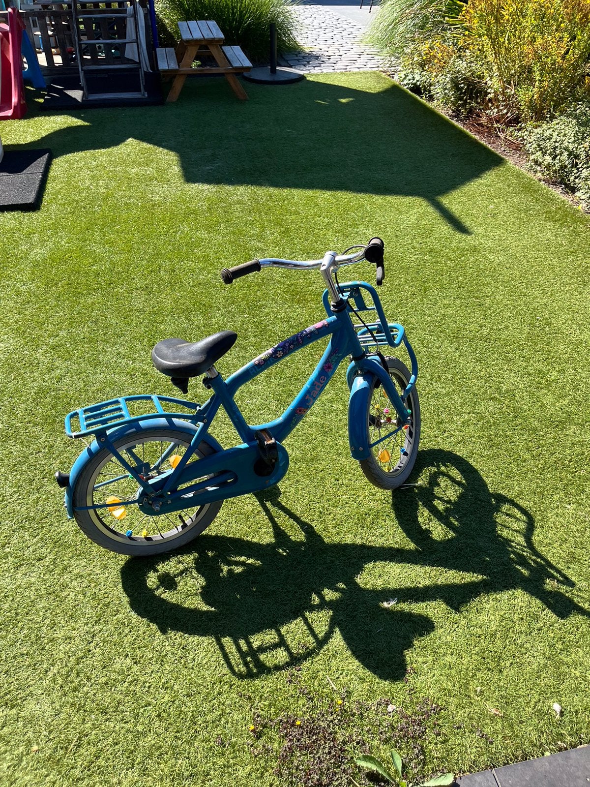 Kinderfiets 16 inch, Fietsen en Brommers, Fietsaccessoires | Aanhangers en Karren, Ophalen, Zo goed als nieuw, Kinderkar, Minder dan 20 kg