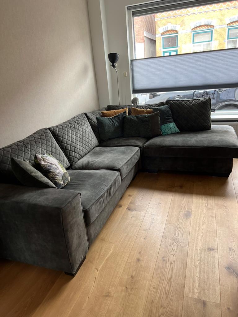 Loungebank, Huis en Inrichting, Ophalen, 250 tot 300 cm, 100 tot 125 cm, Hoekbank