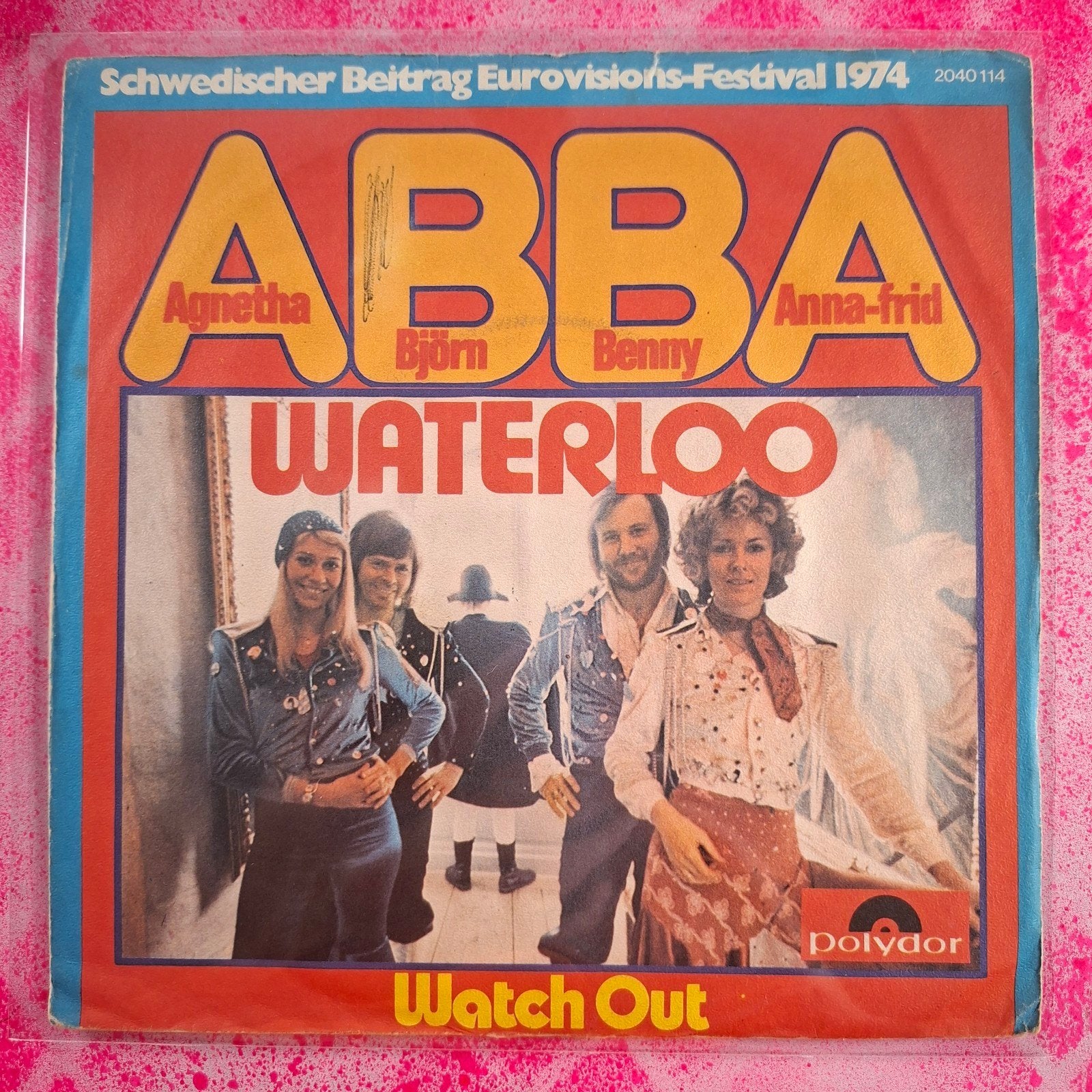 Abba Waterloo single.                                 Star45, Cd's en Dvd's, Gebruikt, 7 inch, Pop, Overige typen