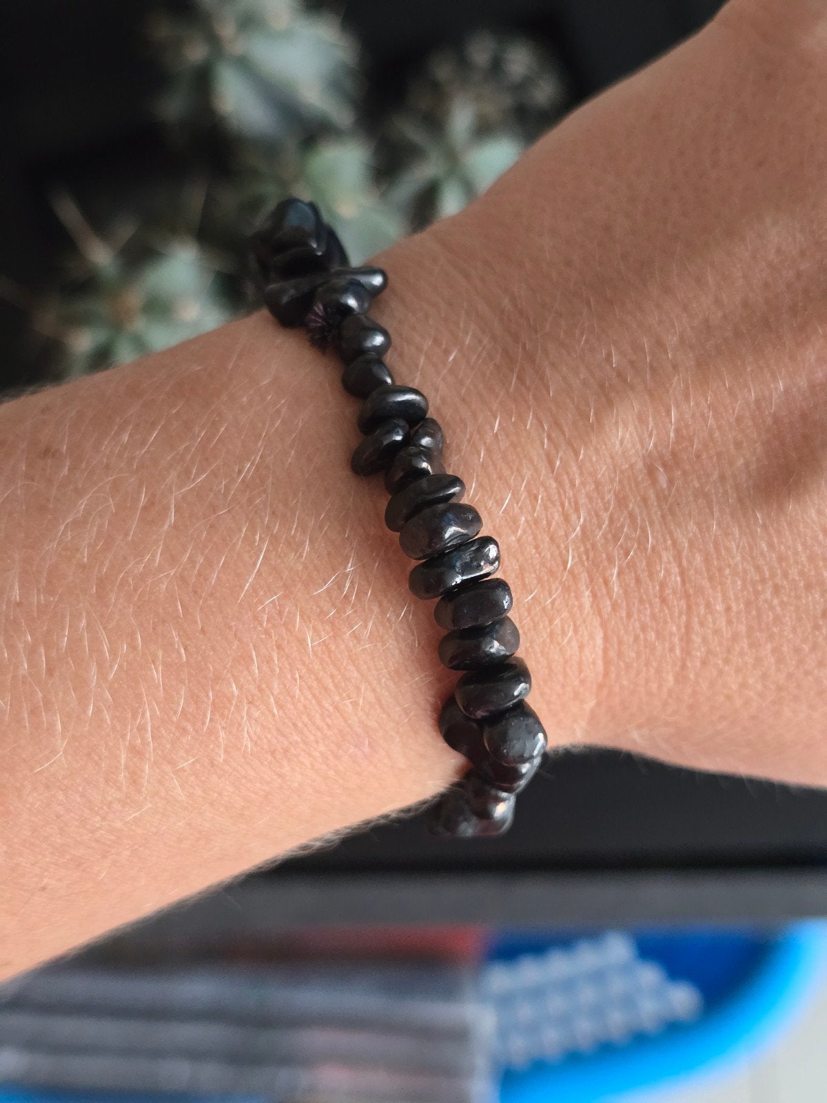Shungiet splitarmband, Overige materialen, Zwart, Nieuw, Ophalen of Verzenden