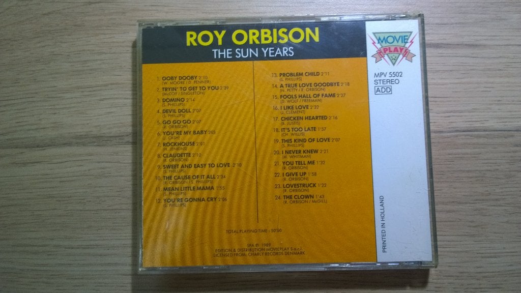 roy orbison- the sun years, Ophalen, Gebruikt, Pop, Album