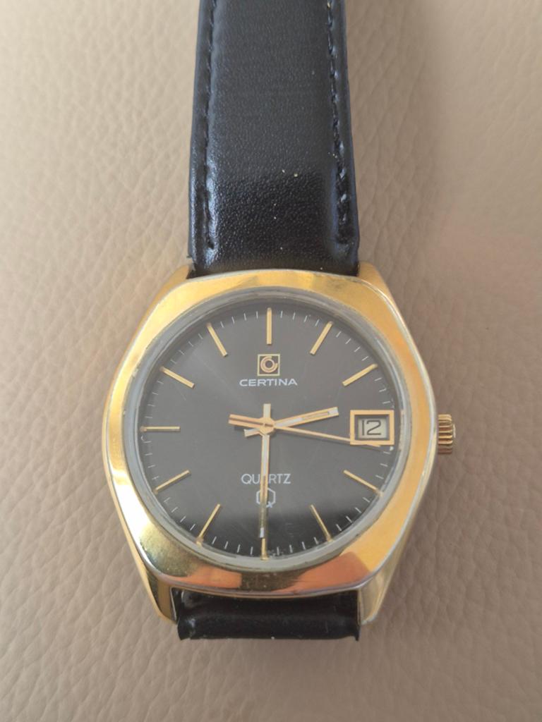 Vintage Certina Quartz horloge - Batterij nodig, Overige merken, Overige materialen, Polshorloge, Ophalen of Verzenden