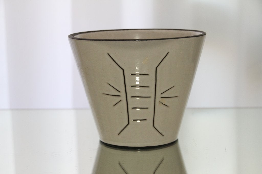 Vintage sierpot *Groenekan/Westhooven, Ophalen, Rond, Zo goed als nieuw, Aardewerk
