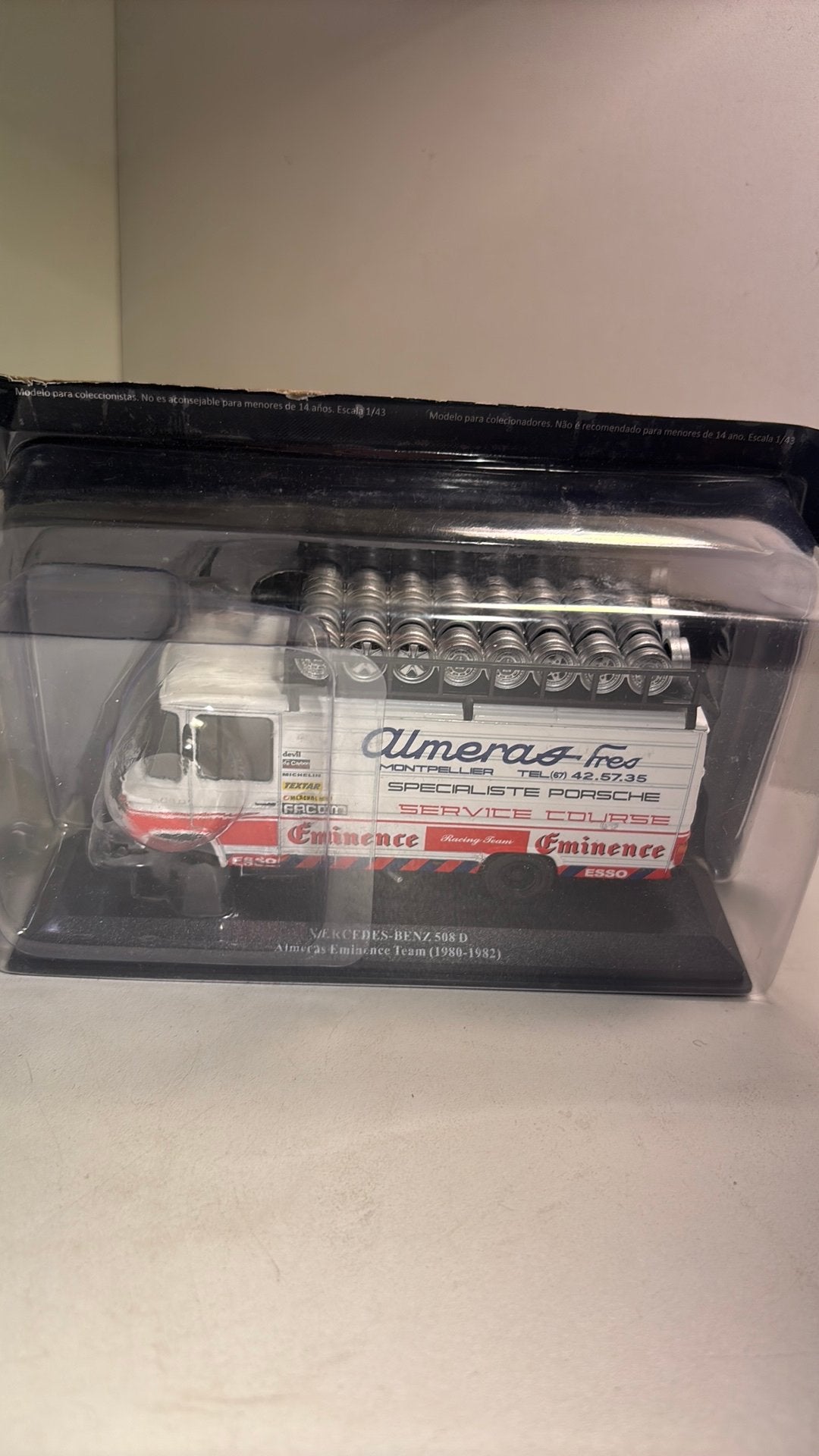 Mercedes benz 508 d rally team 1980 die cast 1.43, Overige merken, Auto, Ophalen of Verzenden, Zo goed als nieuw
