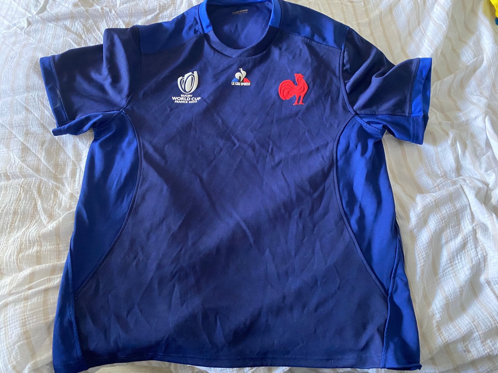 Frankrijk Donderblauw Rugby shirt (XXL), Sport en Fitness, Verzenden, Zo goed als nieuw, Kleding