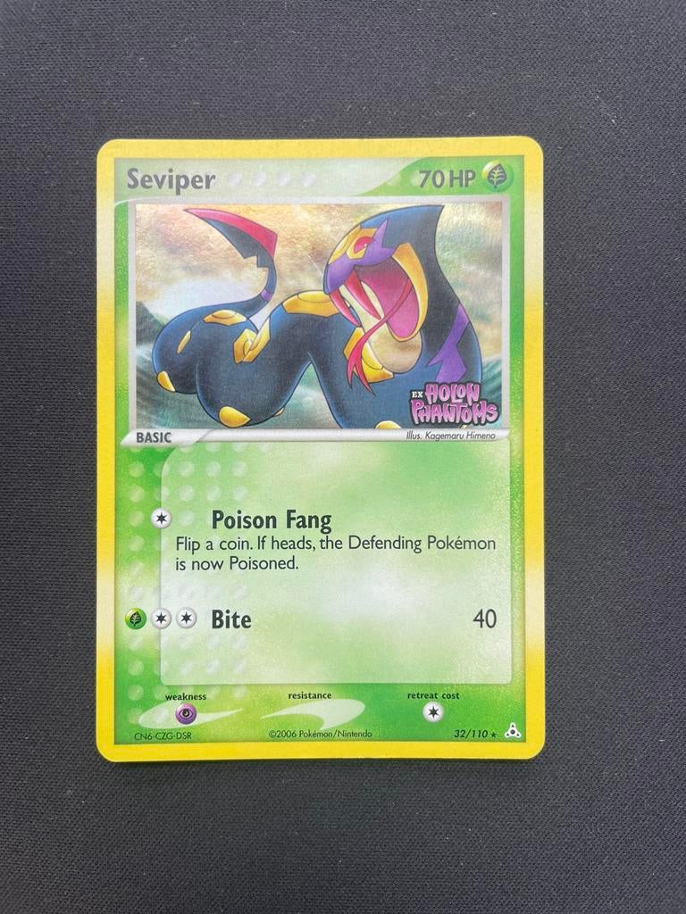Seviper 32/110 EX Holon Phantoms 2006 Pokémon kaart, Ophalen of Verzenden, Zo goed als nieuw
