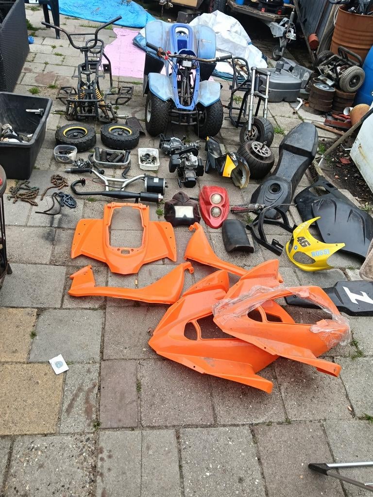 Quad onderdelen en mini quad - Diverse onderdelen, Ophalen, Gebruikt, Overige typen, 49 cc