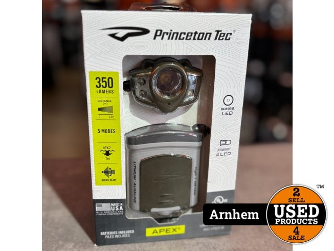 Princeton Tec Apex 350 Lumen LED Hoofdlamp | Nieuw in doos, Flex Ltd., Nieuw, https://flex.com/contact-us, Nobelstraat 10, 5807 GA Oostrum LB, Limburg, Nederland