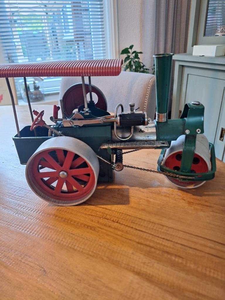 VINTAGE WILESCO OLD SMOKY STOOMWALS, Ophalen of Verzenden, Groter dan 1:32