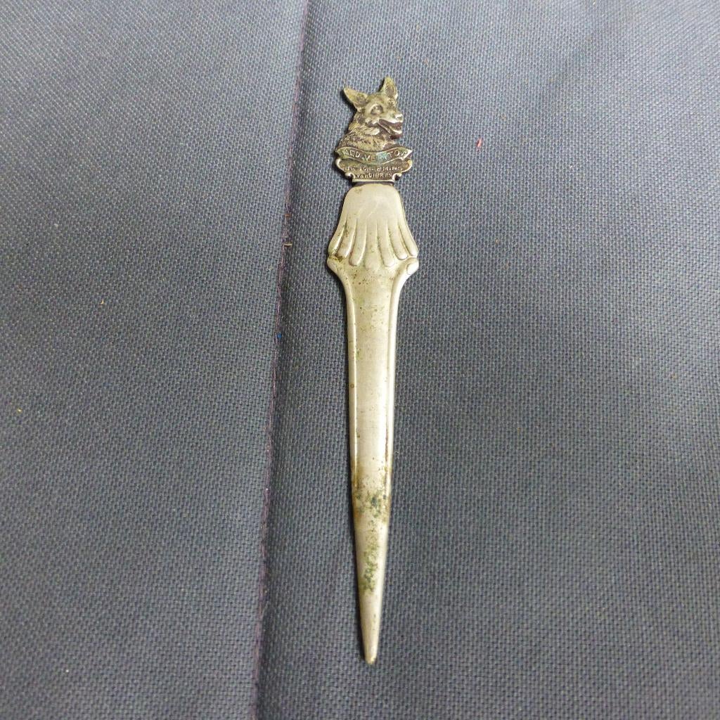 Brieven opener verzilverd, Ophalen of Verzenden
