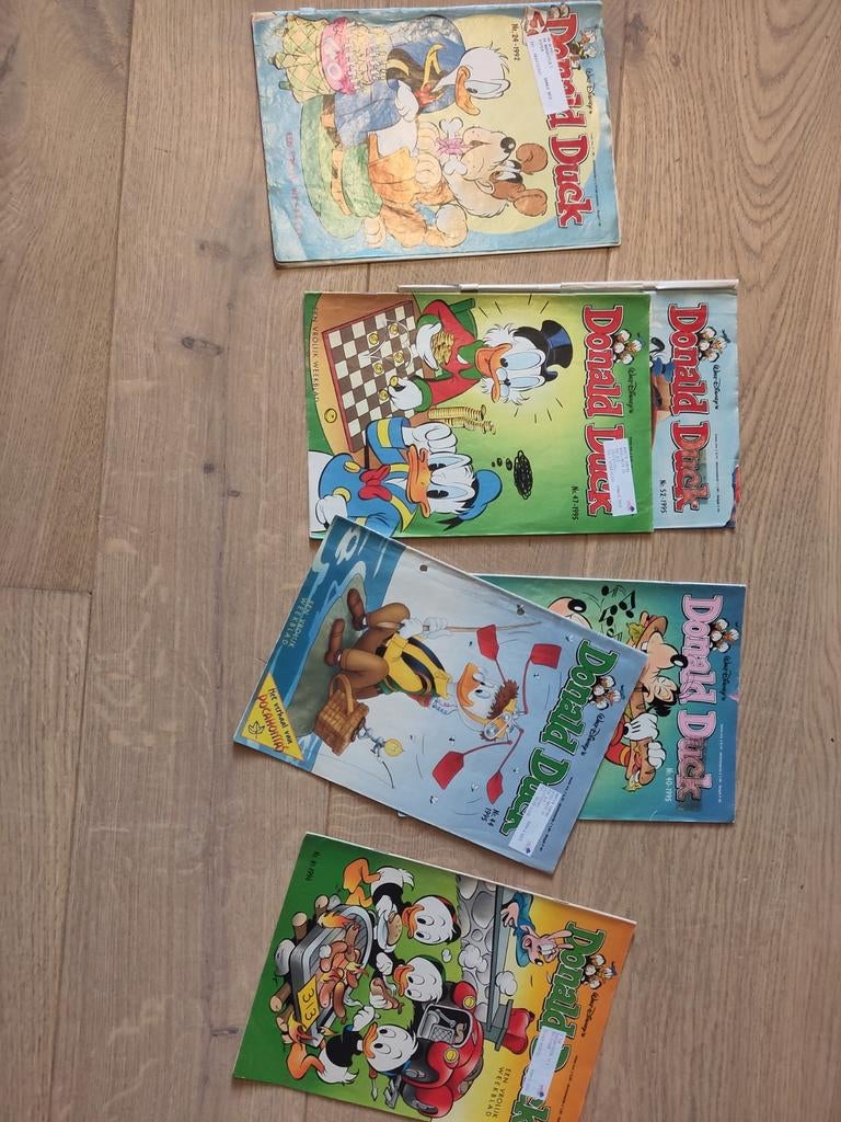 Donald Duck stripboeken - Jaren 90 (1992, 1995, 1996), Boeken, Meerdere stripboeken, Ophalen of Verzenden, Gelezen