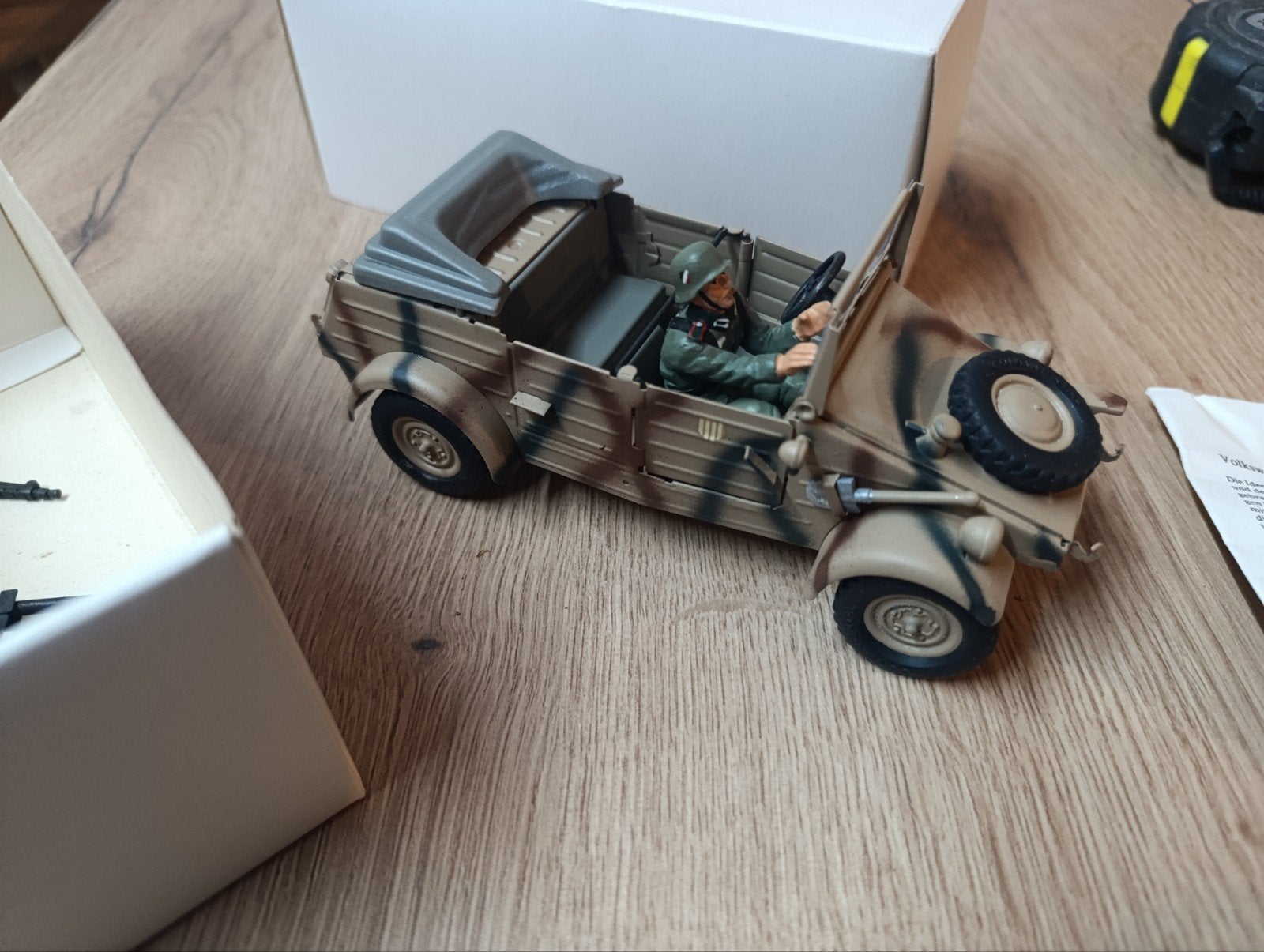 Zeldzaam Gonio Kübelwagen Typ 82 "Afrika-Korp" precisiemodel, Ophalen of Verzenden, Auto