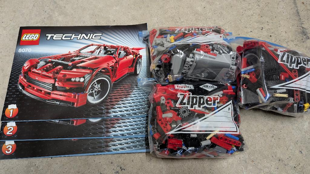 lego technic 8070 met power functies, Kinderen en Baby's, Speelgoed | Duplo en Lego, Ophalen of Verzenden, Nieuw, Inclusief accessoires