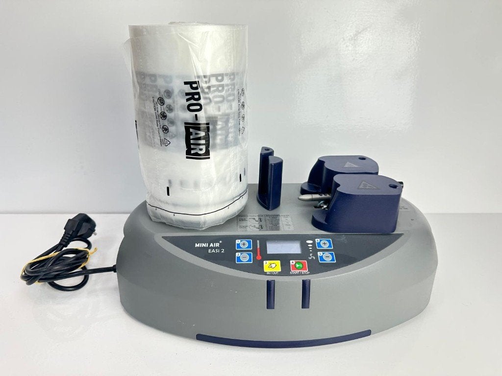 Mini Air Easi 2 luchtkussenmachine / bubbelmachine + folie, Ophalen, -, -, Zo goed als nieuw