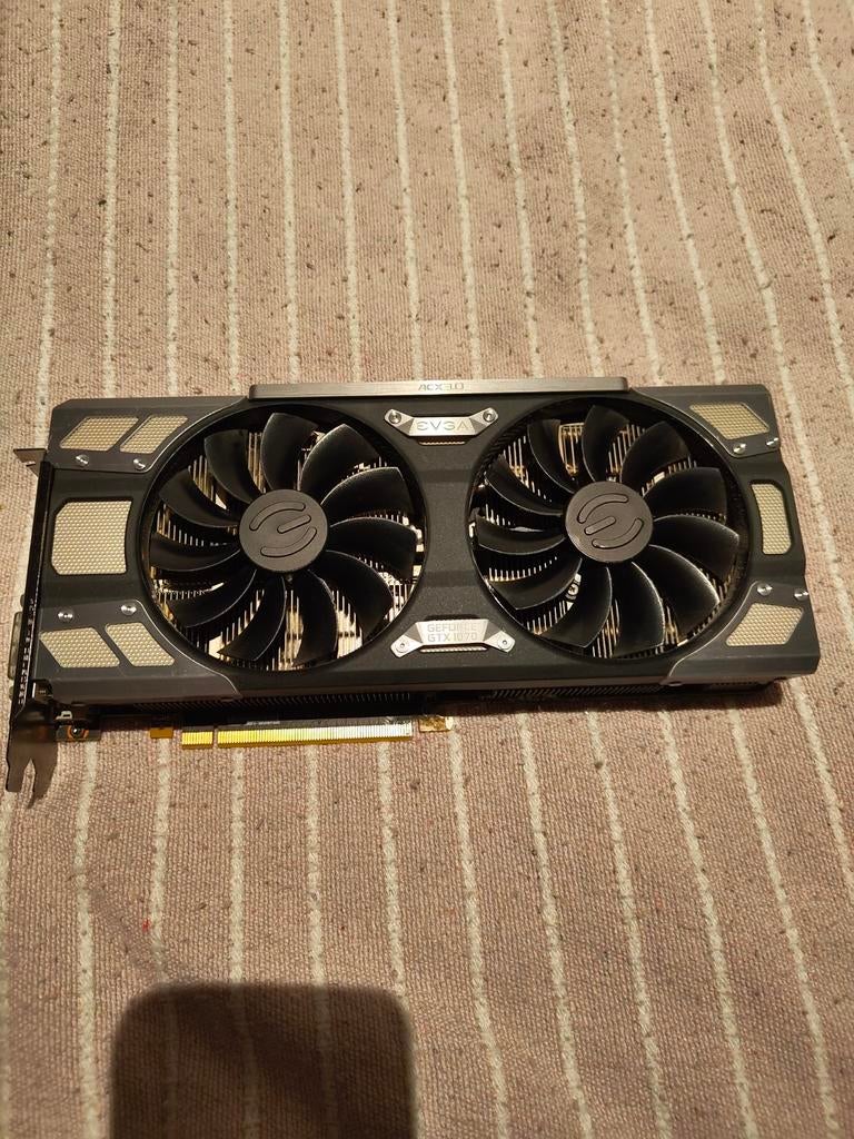 EVGA GeForce GTX 1070 8GB Videokaart, Computers en Software, Videokaarten, Ophalen of Verzenden, Zo goed als nieuw, GDDR5, PCI-Express 3