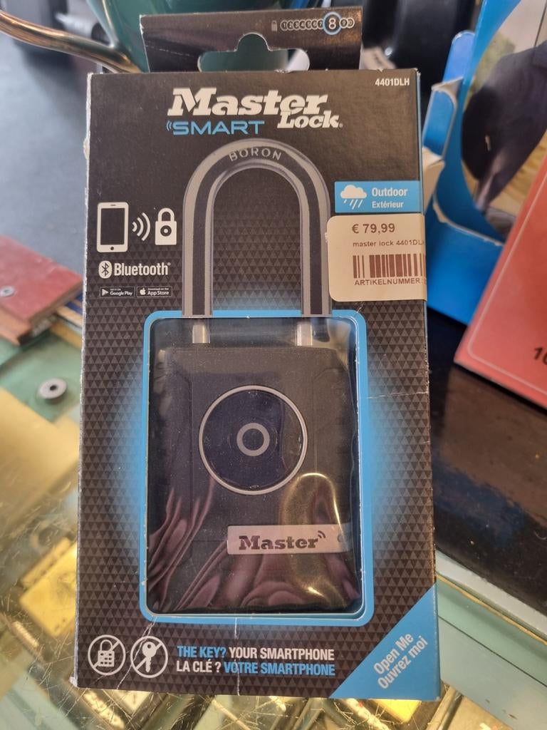 Master Lock Smart Bluetooth Hangslot - Nieuw, Nieuw, Ophalen of Verzenden, Nvt, Nvt