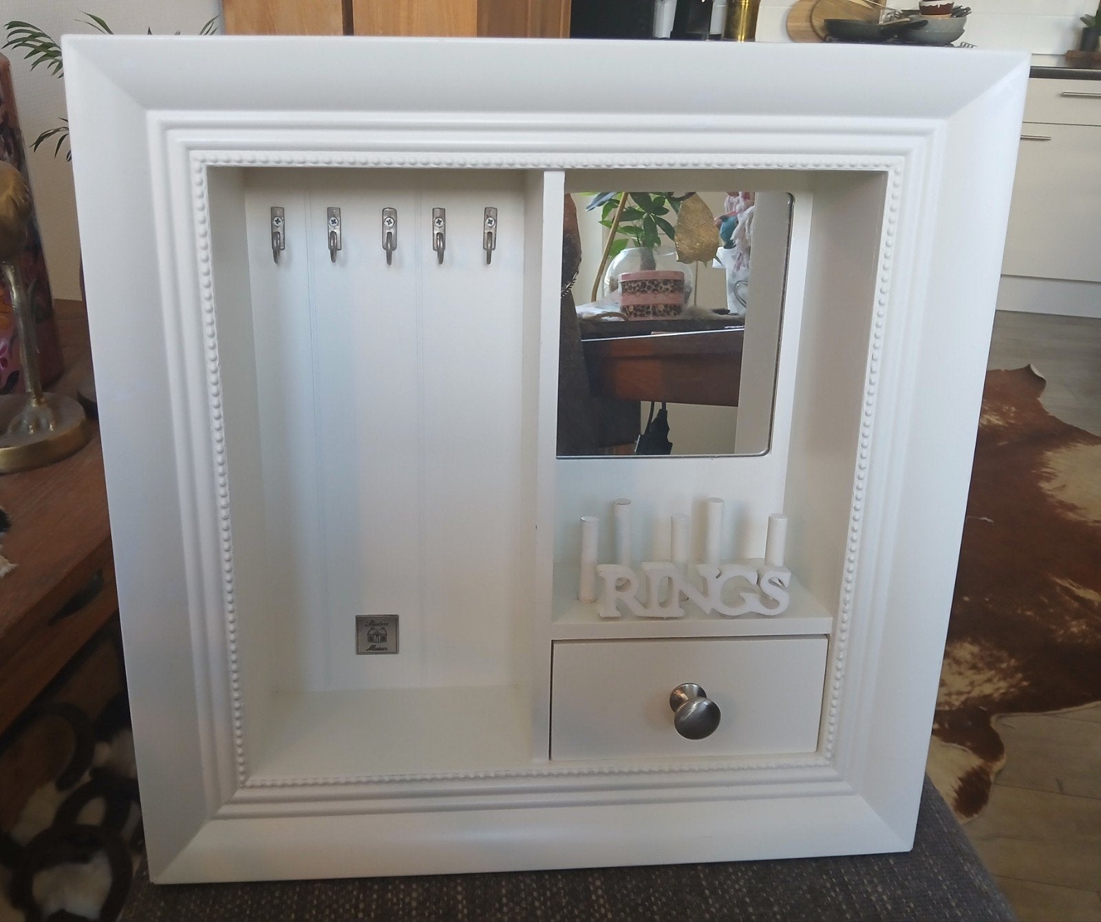 Rivièra Maison 225390 organiser - sieraden sleutel kastje, Hout, Gebruikt, Ophalen of Verzenden, Landelijk