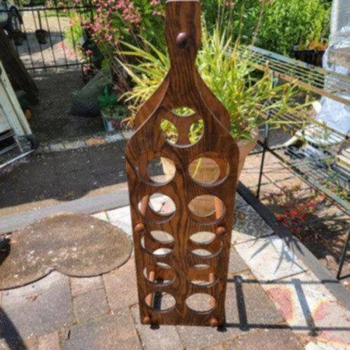 Oud wijn rek, Ophalen of Verzenden, Zo goed als nieuw, Hout