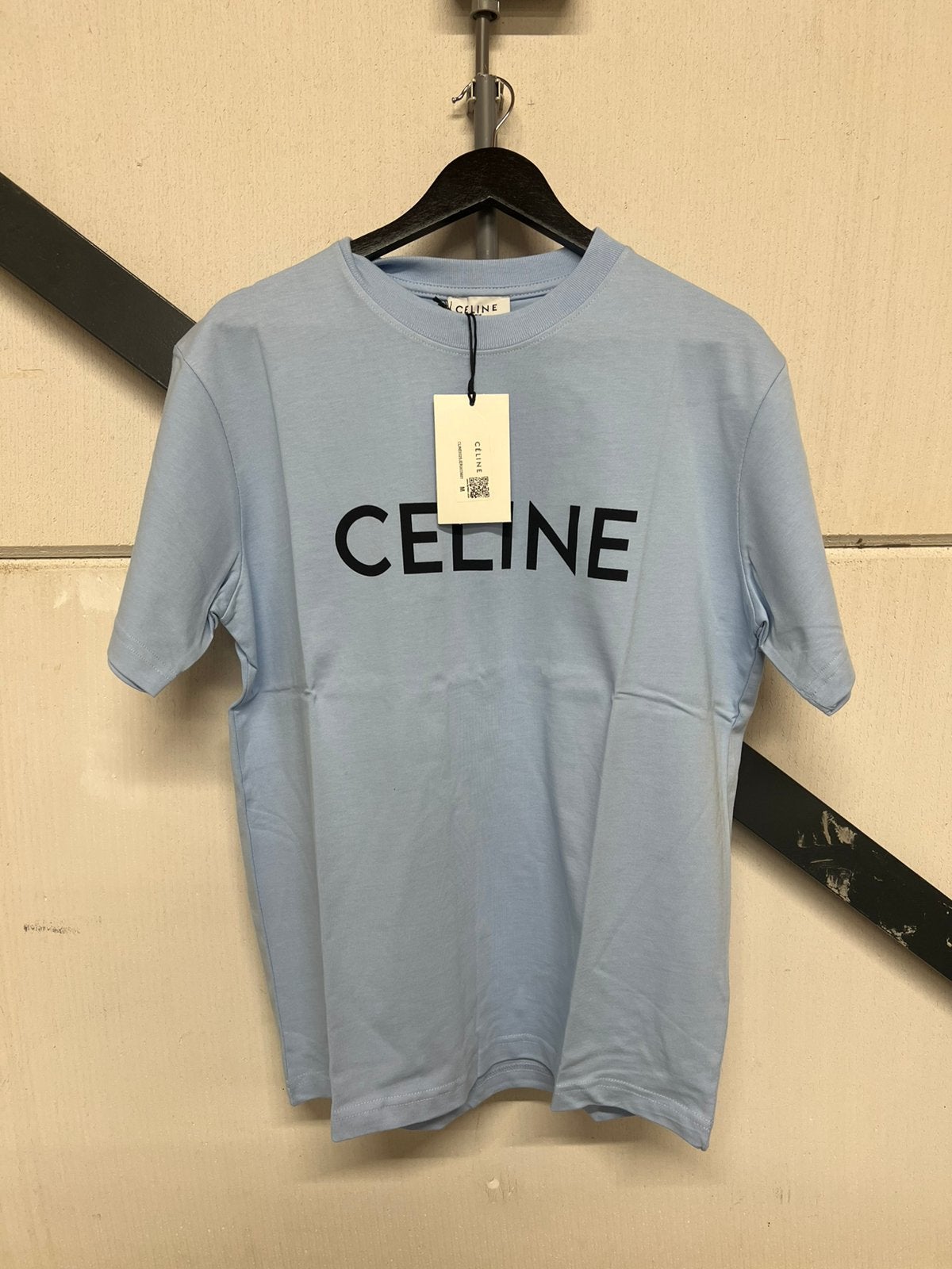 Celine shirt blauw, Kleding | Heren, T-shirts, Ophalen of Verzenden, Zo goed als nieuw, Overige maten, Blauw