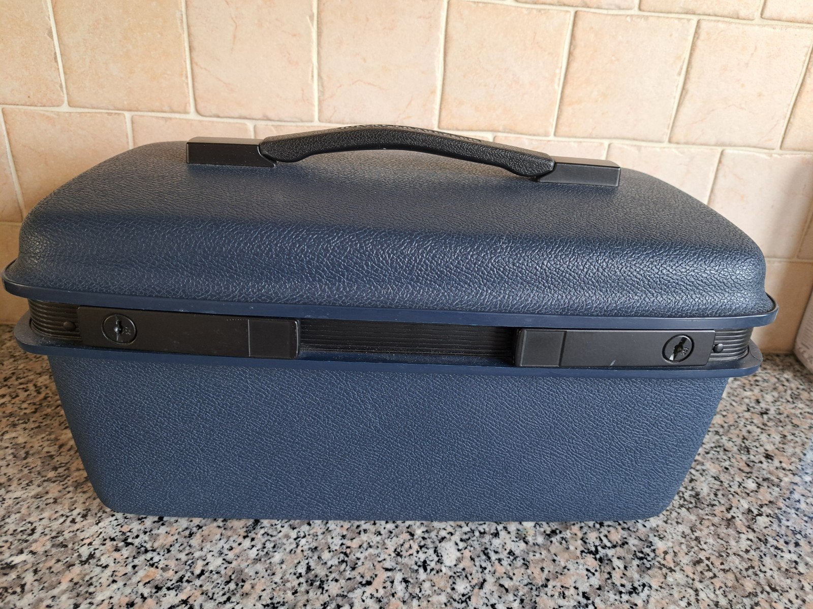 beautycase, Sieraden, Tassen en Uiterlijk, Ophalen, Zo goed als nieuw, Blauw