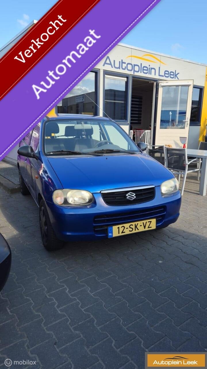 Suzuki Alto 1.1 GLX AUTOMAAT STUURBEKR.ELEKTR RAMEN, 4 cilinders, Blauw, Origineel Nederlands, Bedrijf
