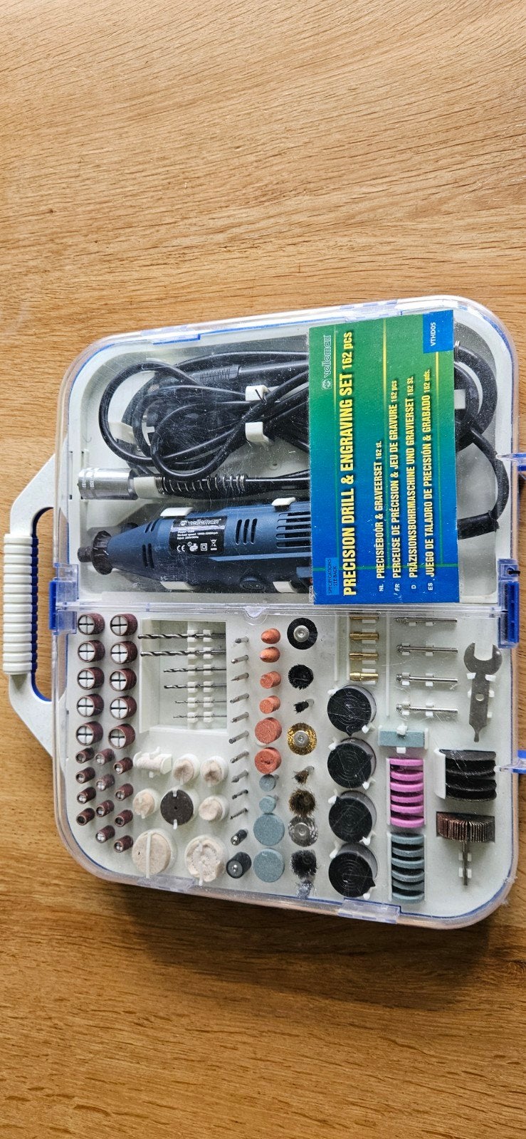 Nieuw! Velleman Precisie boor- en graveerset 162-delig, Ophalen of Verzenden, Nieuw, Multitool, Overige merken