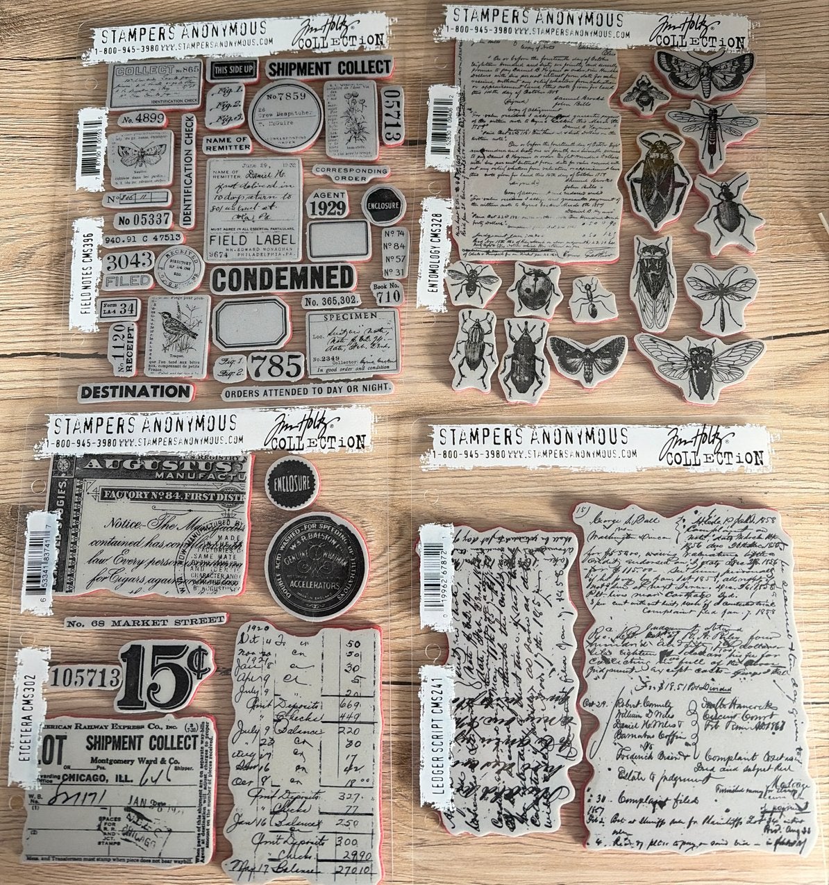 Stempels Anonymous Tim Holtz Collectie Clearstamps, Ophalen of Verzenden, Nieuw, Clearstamp