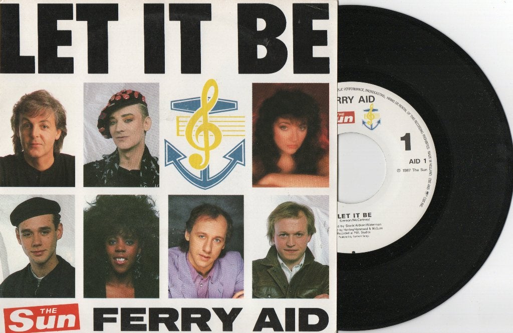 Ferry Aid – Let It Be, Ophalen of Verzenden, Zo goed als nieuw, 7 inch, Pop