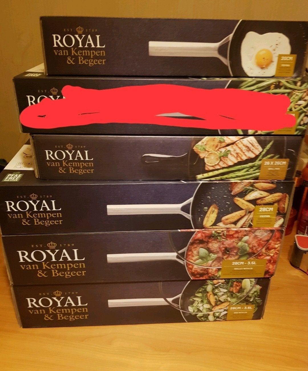 ah royal van kempen en begeer pannen pannenset pan wokpan, Antiaanbaklaag, Ophalen of Verzenden, Nieuw, Pannenset