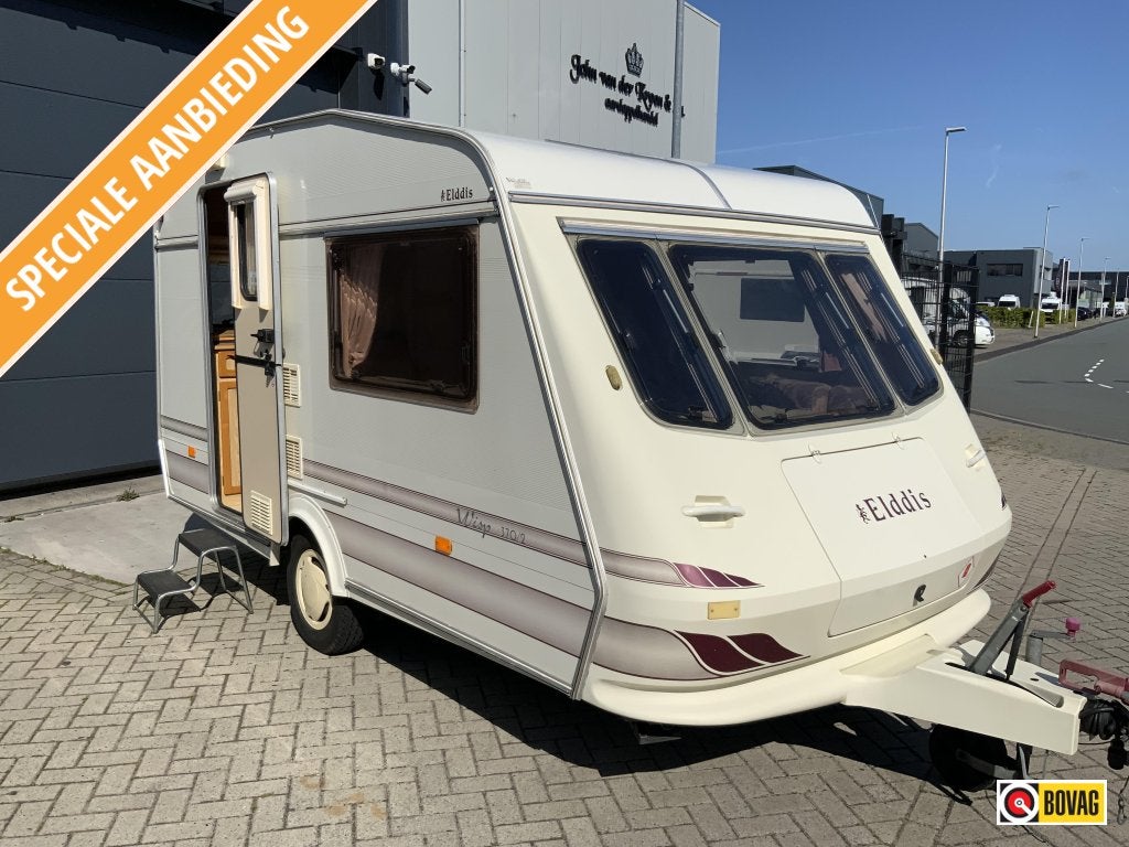 Elddis Wisp 370, Caravans en Kamperen, Overige typen, Standaardzit, Elddis, Tot en met 2