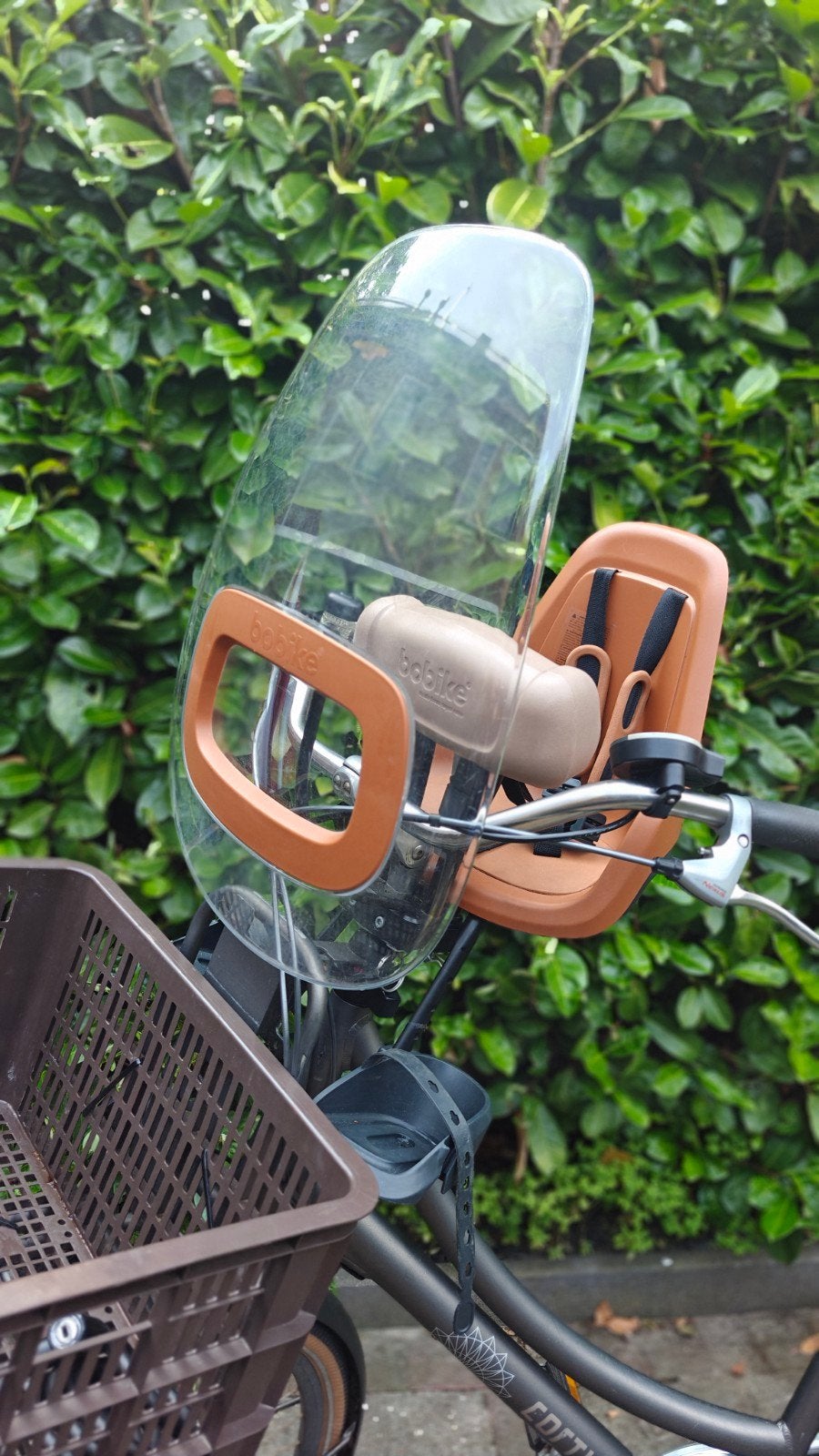 Elektrische Cortina U4 Family moederfiets, 2 zitjes, Gebruikt, Windscherm, 50 tot 53 cm