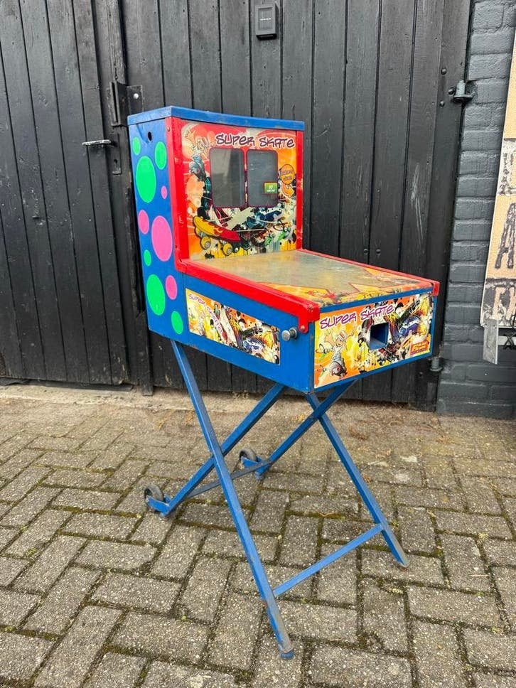 Vintage Super Skate Flipperkast Mechanisch, Gebruikt, ., Mechanisch, .