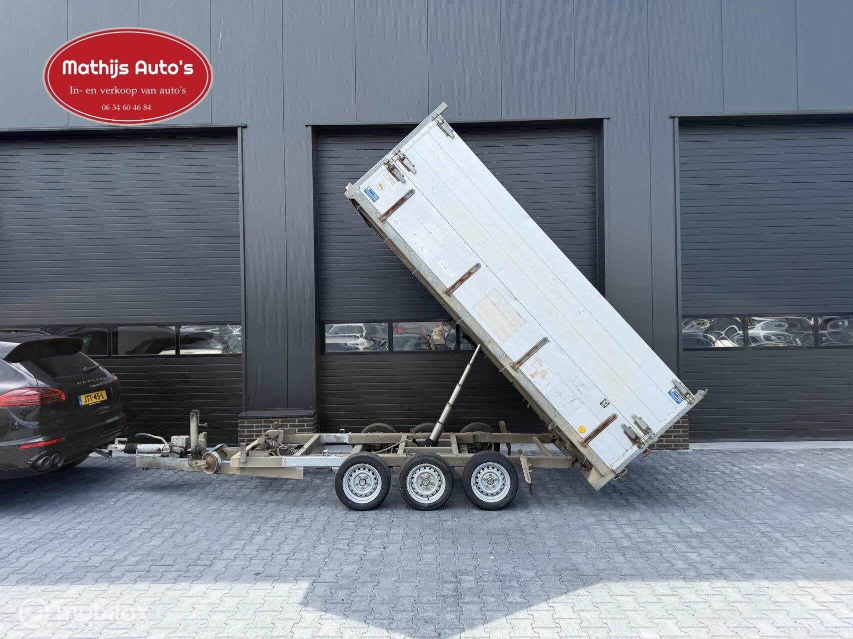 Orbons 3500kg hydraulische kipper! Goed werkende staat!