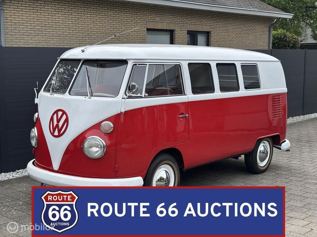 Volkswagen Type 2 T1 Bus | 1967 | Route 66 Auctions, Auto's, Overige carrosserieën, Volkswagen, Zwart, Bedrijf
