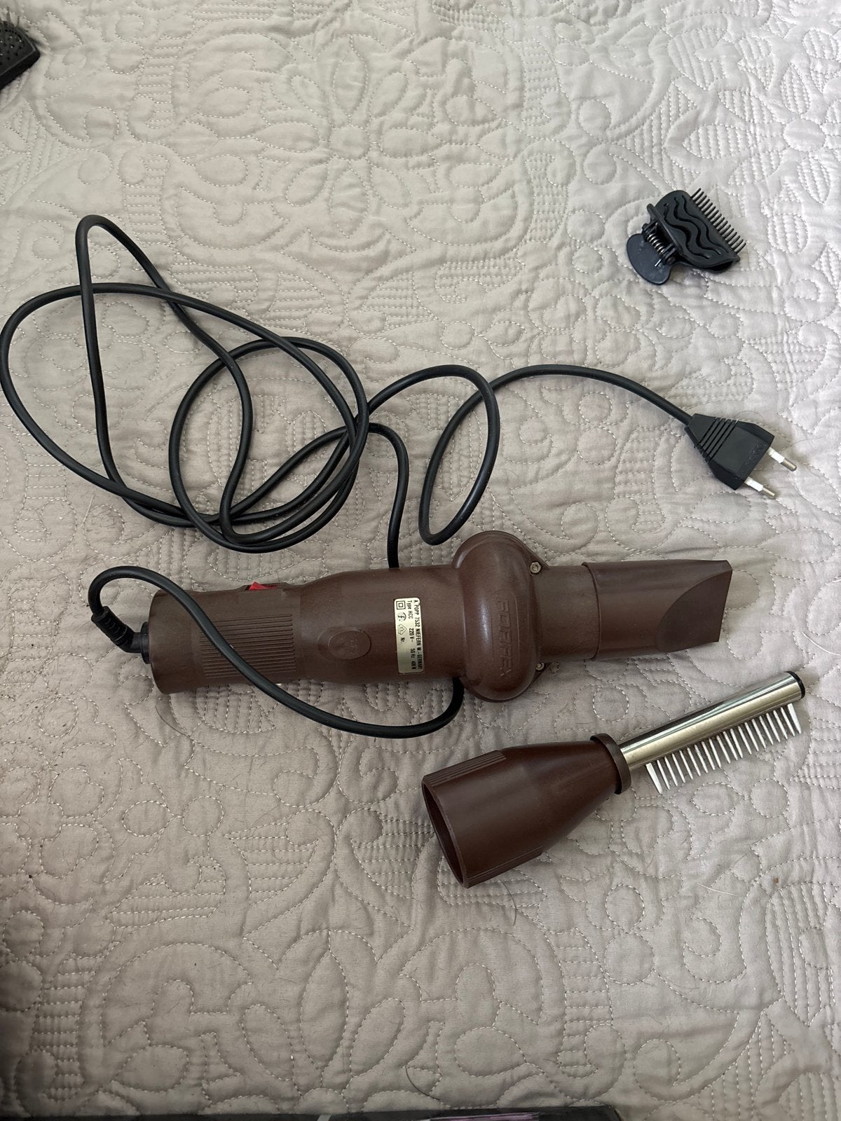 Vintage Bakelieten Föhn/Kamfohn - Werkt nog!, Ophalen of Verzenden, Gebruikt, Föhn of Haardroger