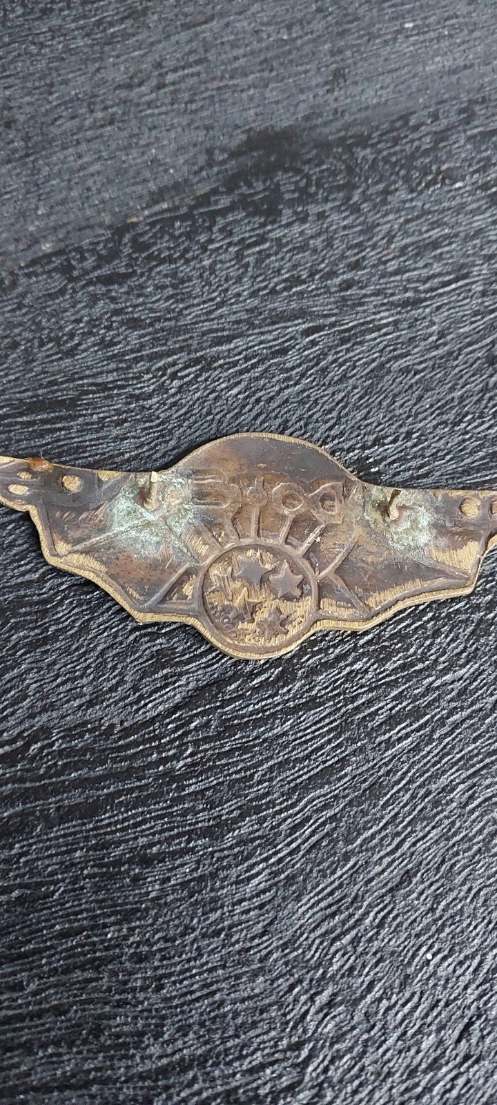 Indochina War Metal Badge French COMMANDO CONUS Team..uitdun, Verzamelen, Ophalen of Verzenden, Landmacht, Amerika, Embleem of Badge
