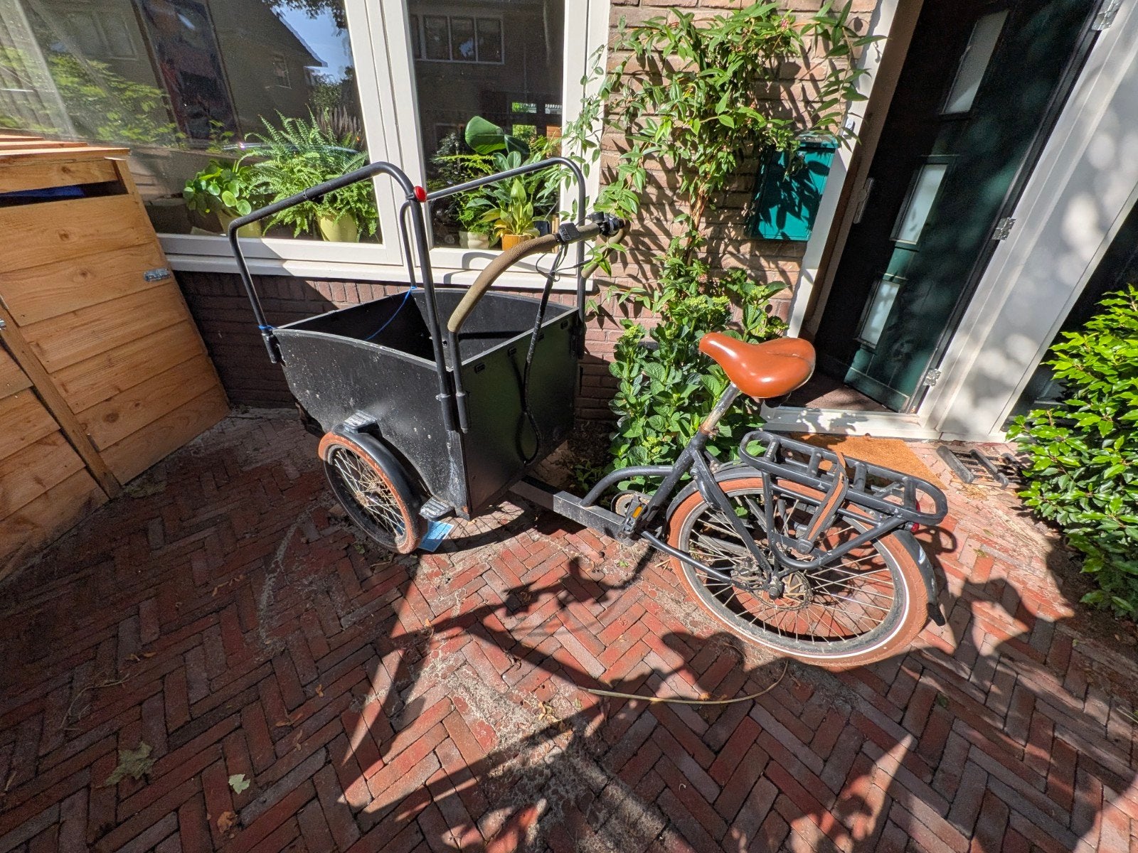Bakfiets met defecten - ideaal voor handige klusser, Ophalen, Gebruikt