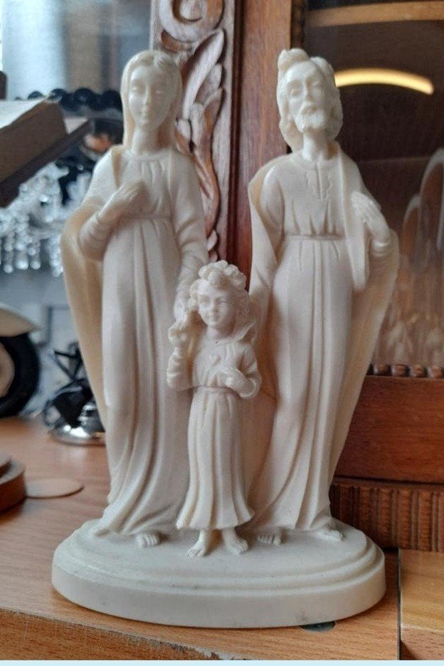 Mooi beeld heilige familie, Antiek en Kunst, Antiek | Religie, Ophalen of Verzenden