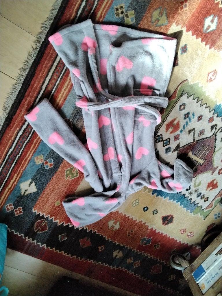 badjas zacht maat 122/128, Nacht- of Onderkleding, Meisje, Ophalen of Verzenden, Zo goed als nieuw