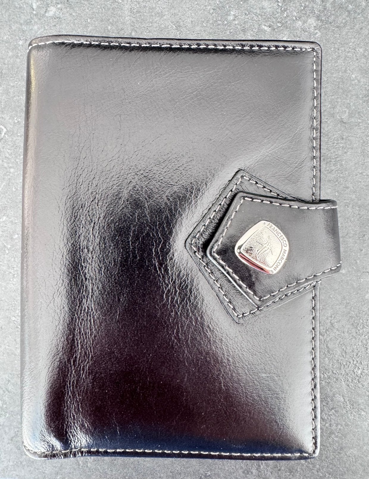 Francesco Marconi Genuine Leather Wallet - Brand New in Box, Ophalen of Verzenden, Zo goed als nieuw, Zwart