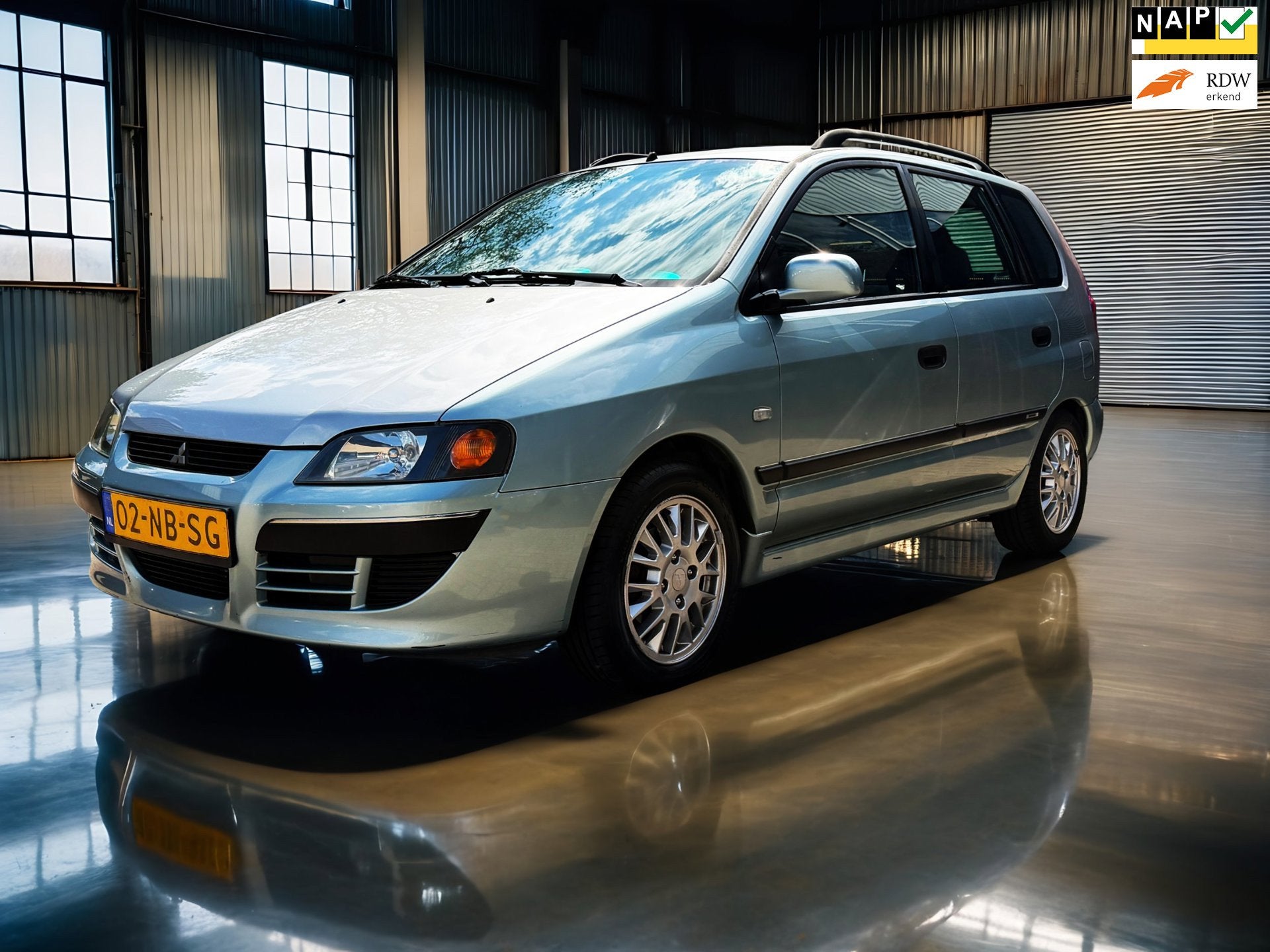 Mitsubishi Space Star 1.6 Shogun SE, Gebruikt, 4 cilinders, Zilver of Grijs, 500 kg